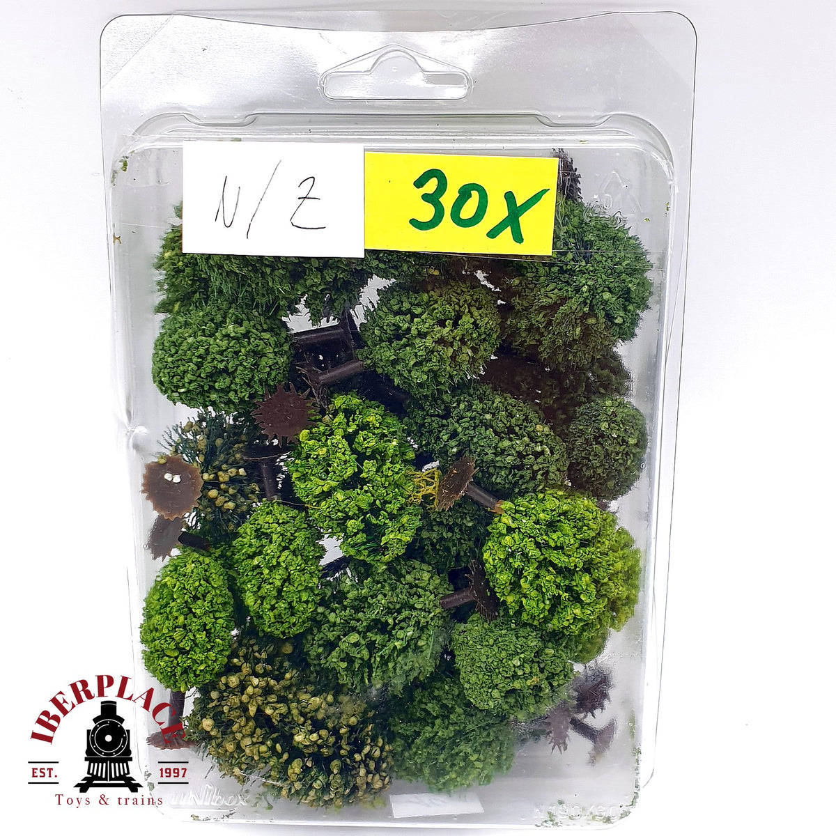 ♻️ 🚂 30x Árboles Frondosos Arboles Escenografía escala N + Z 1:160
