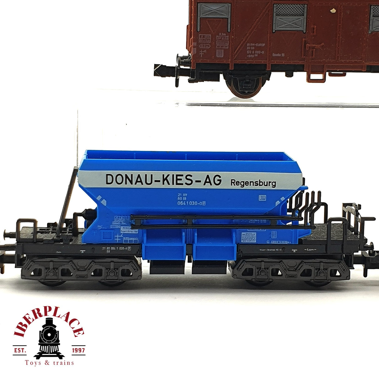 ♻️ 2da mano - 3x Minitrix Arnold vagones mercancias wacker donau kies AG DB N escala 1:160 E16