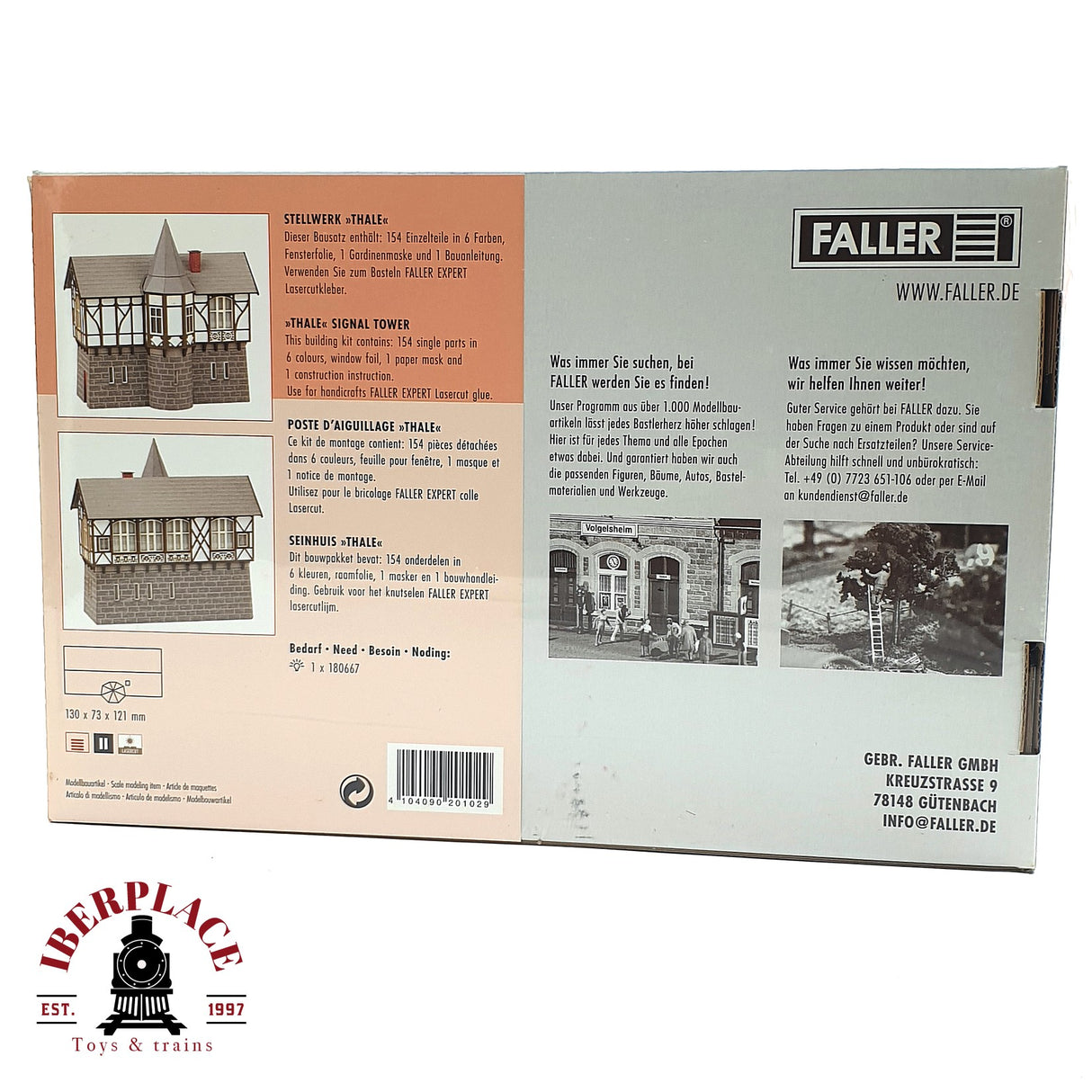 💡 Faller 120102 caja de señales  Kit de montaje H0 escala 1:87 E18