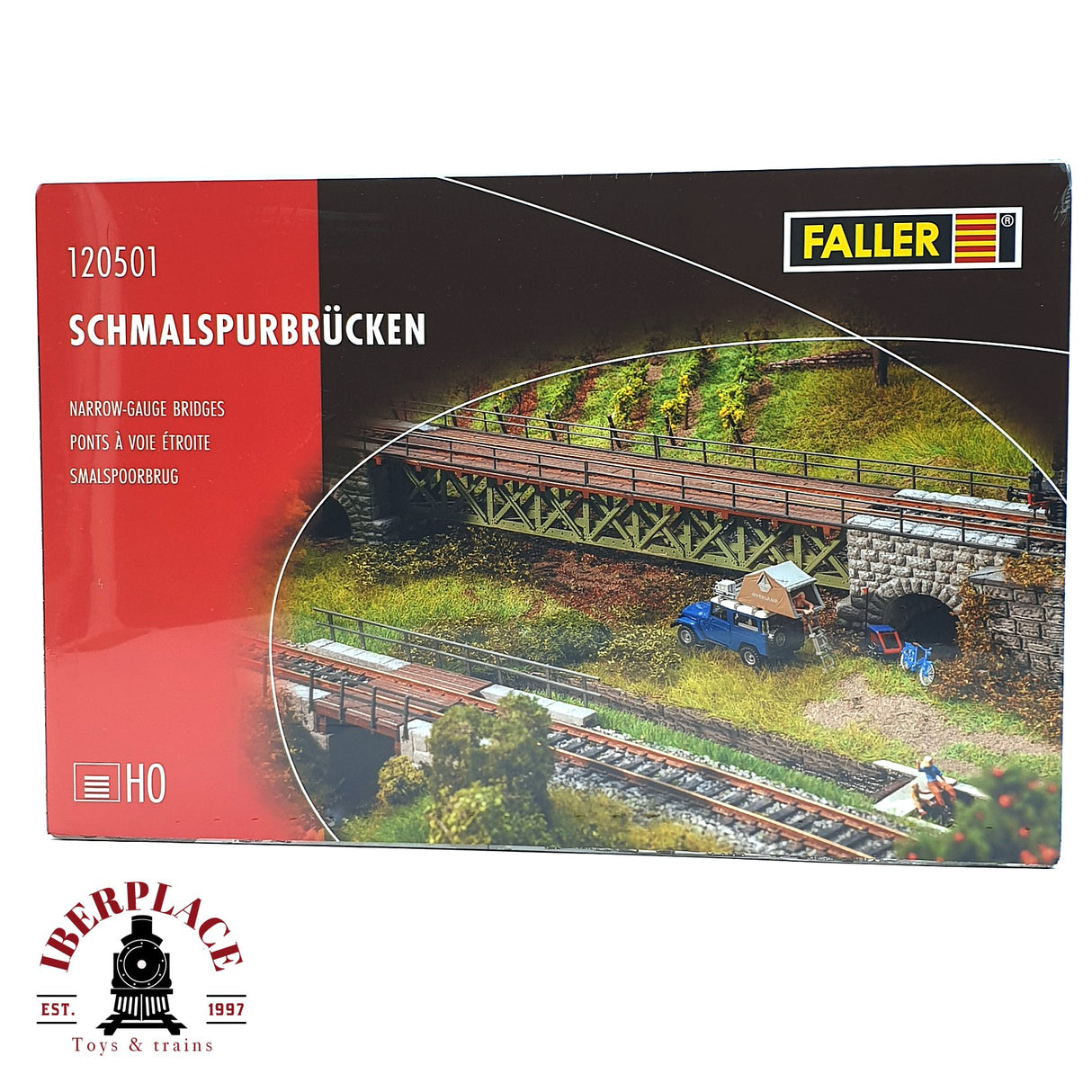 💡 Faller 120501 puentes de vía estrecha Kit de montaje H0 escala 1:87 E18