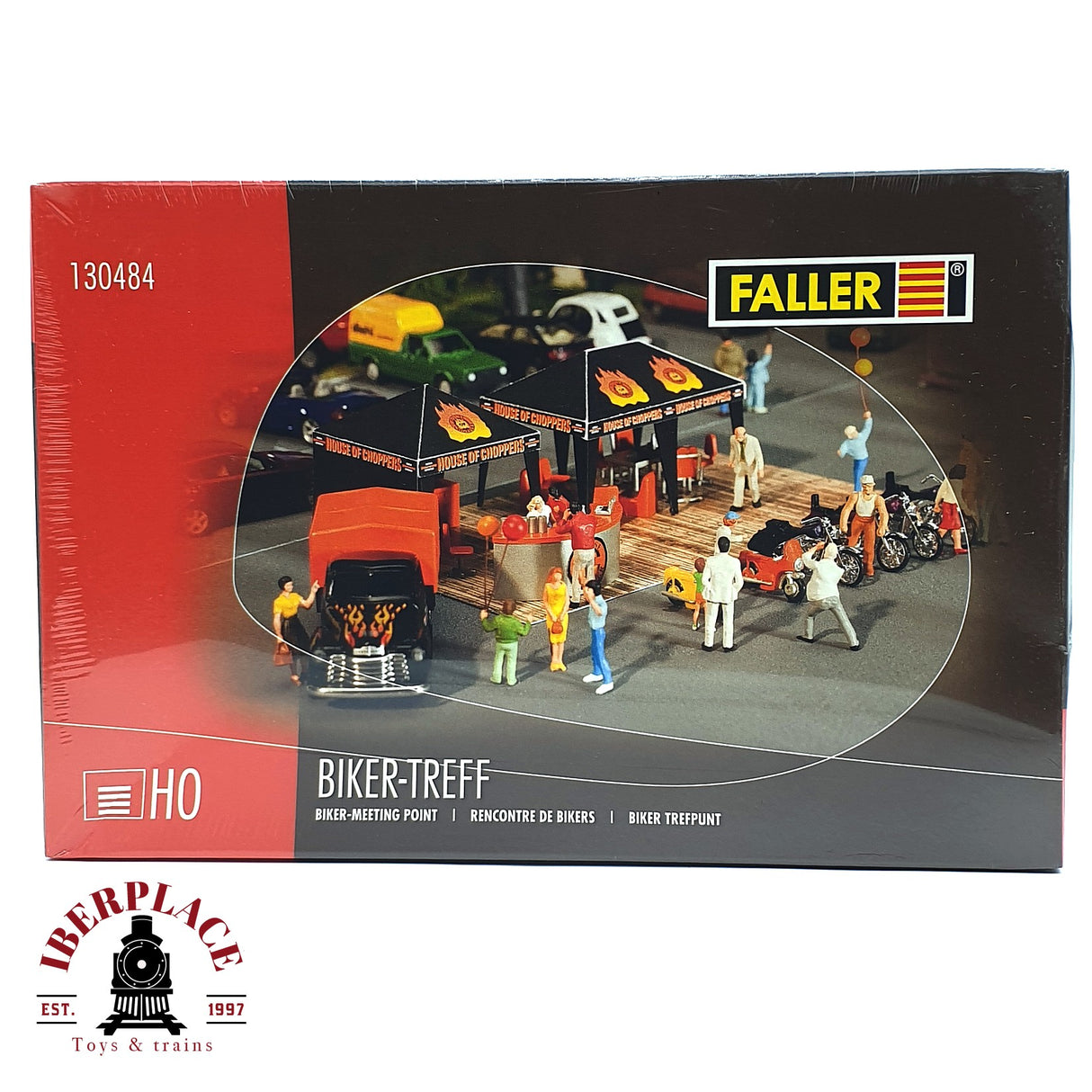 💡 Faller 130484 Punto de encuentro para motociclistas Kit de montaje H0 escala 1:87 E18