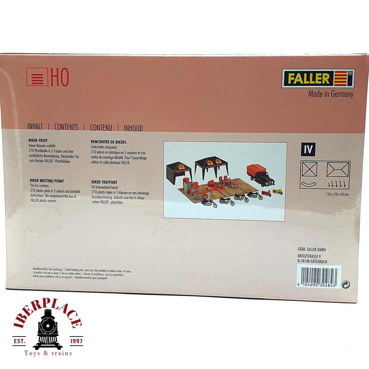 💡 Faller 130484 Punto de encuentro para motociclistas Kit de montaje H0 escala 1:87 E18