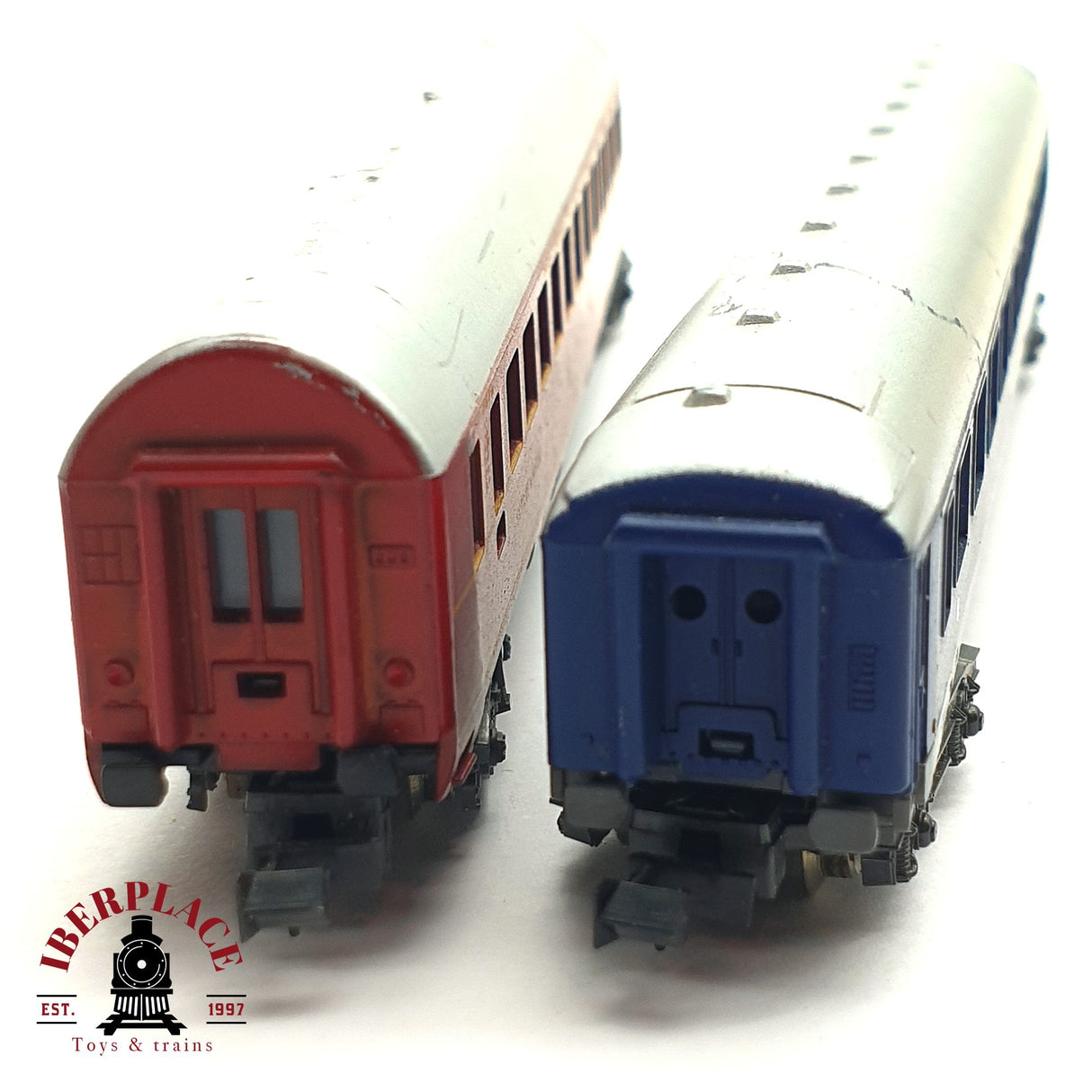 ♻️ 2da mano - 3x Lima vagones pasajero Tourpa coche cama DSG y mercancias N escala 1:160 E16