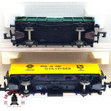 ♻️ 2da mano - 2x Fleischmann vagones mercancias Gullfiber Europ B N escala 1:160 E16