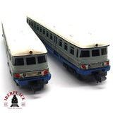 ♻️ 2da mano - 2x PIKO tren diesel con vagon para piezas o restaurar GDR DDR N escala 1:160 E16