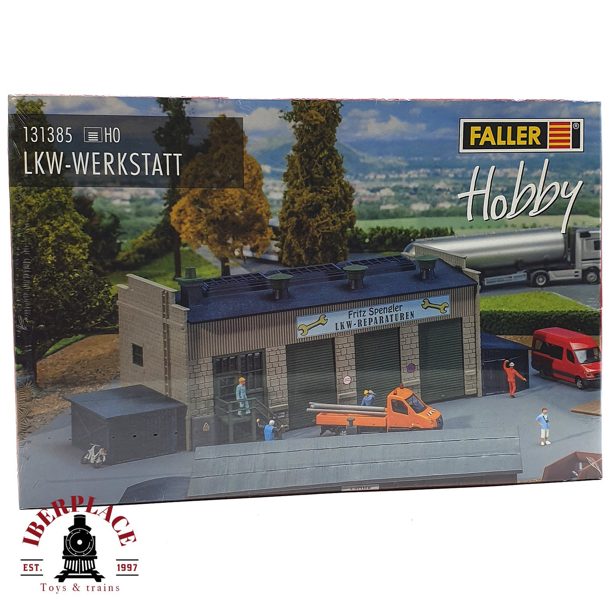 💡 Faller 131385 Taller de camiones Kit de montaje H0 escala 1:87 E18