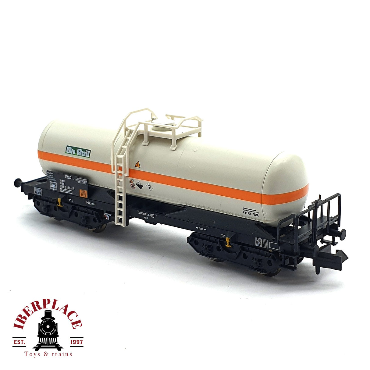 ♻️ 2da mano - Minitrix 15414-04 vagón cisterna On Rail DB 781 N escala 1:160 E16
