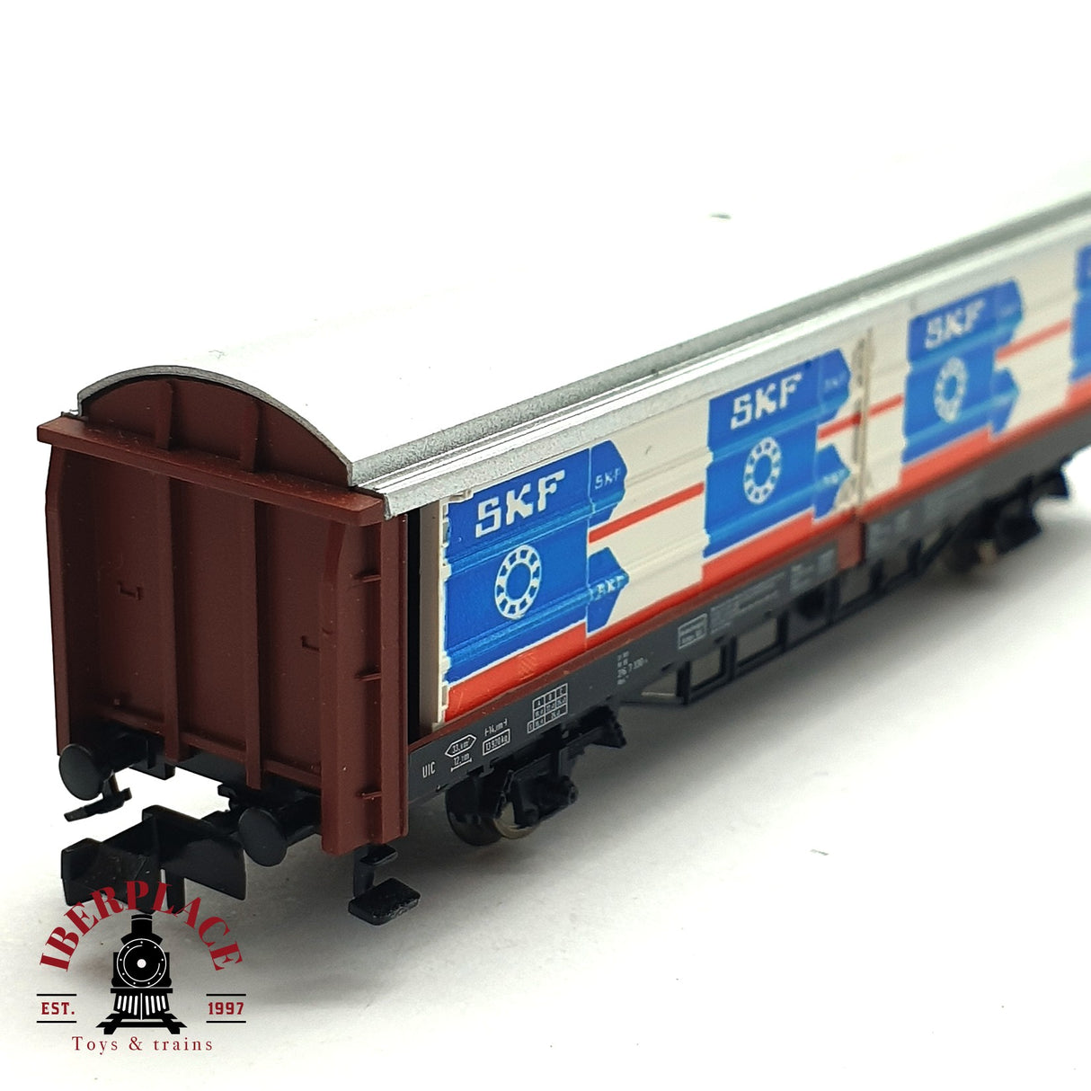 ♻️ 2da mano - Minitrix  51 3568 00 vagón cerrado SKF N escala 1:160 E16