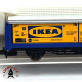 ♻️ 2da mano - Fleischmann 90 8335 vagón cerrado ikea DB N escala 1:160 E16