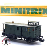 ♻️ 2da mano -  Minitrix 51 3207 00 vagón equipajes DRG 109 081 N escala 1:160 E16