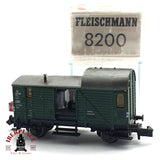 ♻️ 2da mano -  Fleischmann 8200 vagón equipajes DB 124 206 N escala 1:160 E16