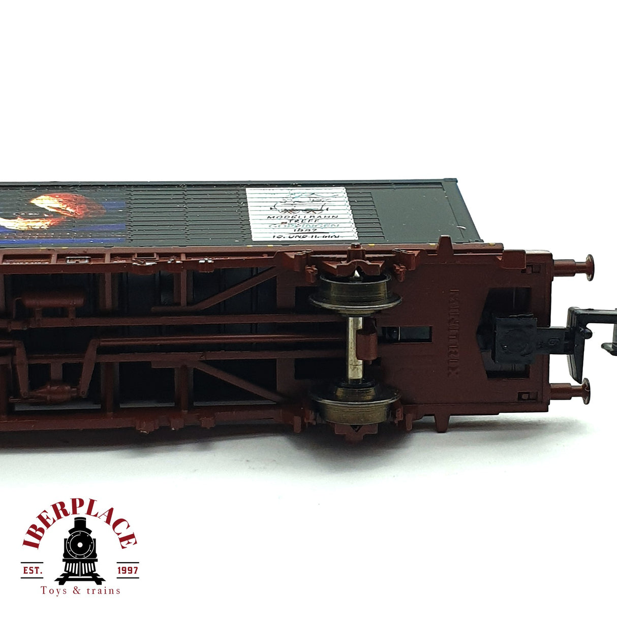 ♻️ 2da mano - Minitrix 13806 vagón contenedor 25 años mini club N escala 1:160 E16