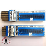 ♻️ 2da mano - 2x Märklin 5106 vías rectas sistema M H0 escala 1:87 E16
