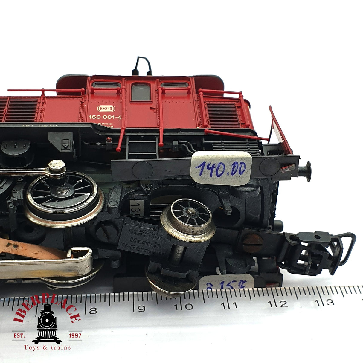 ♻️ 2da mano -  Märklin 3157 Locomotora BR 160 001-4 DB  H0 escala 1:87 E16