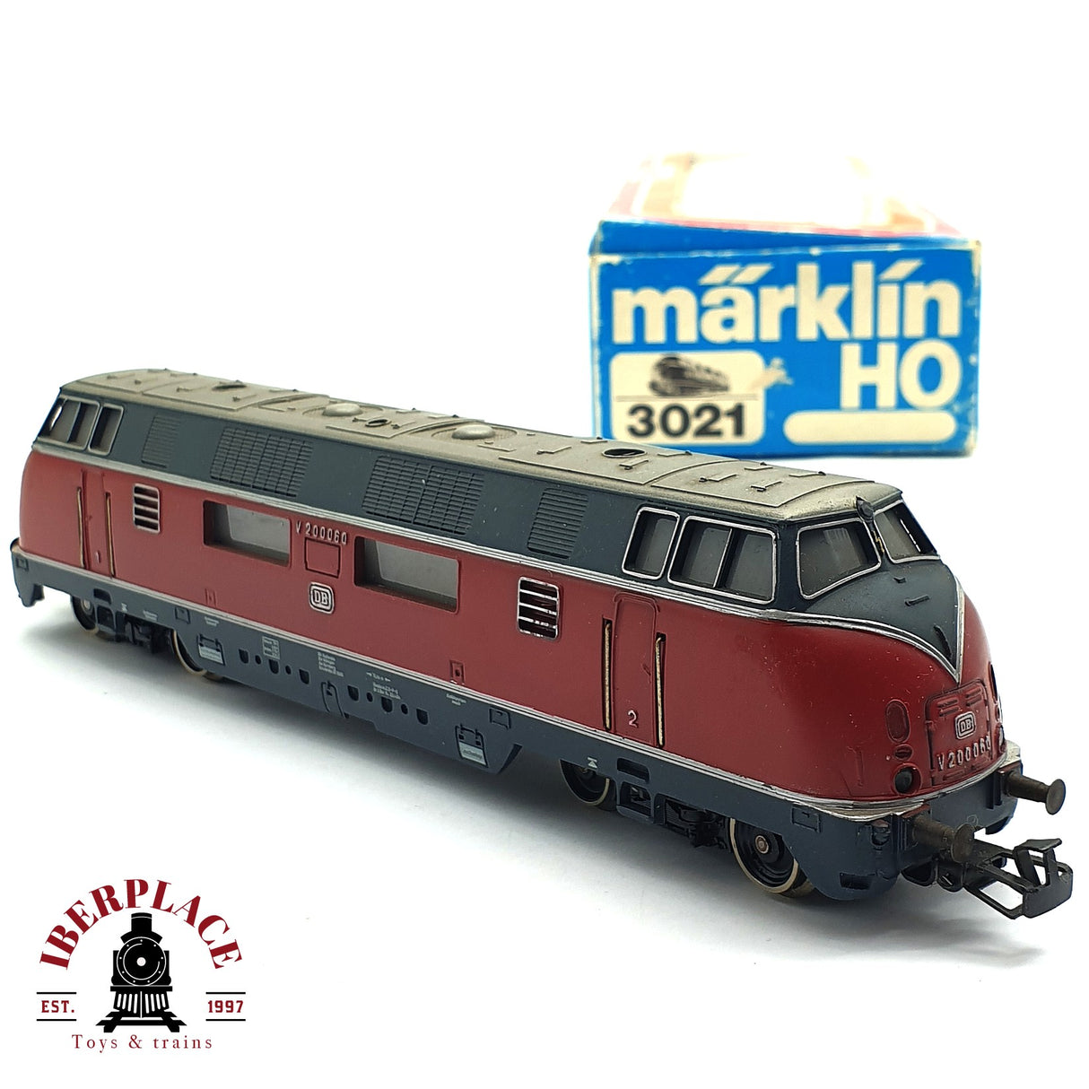 ♻️ 2da mano -  Märklin 3021 Locomotora V200060  H0 escala 1:87 E16