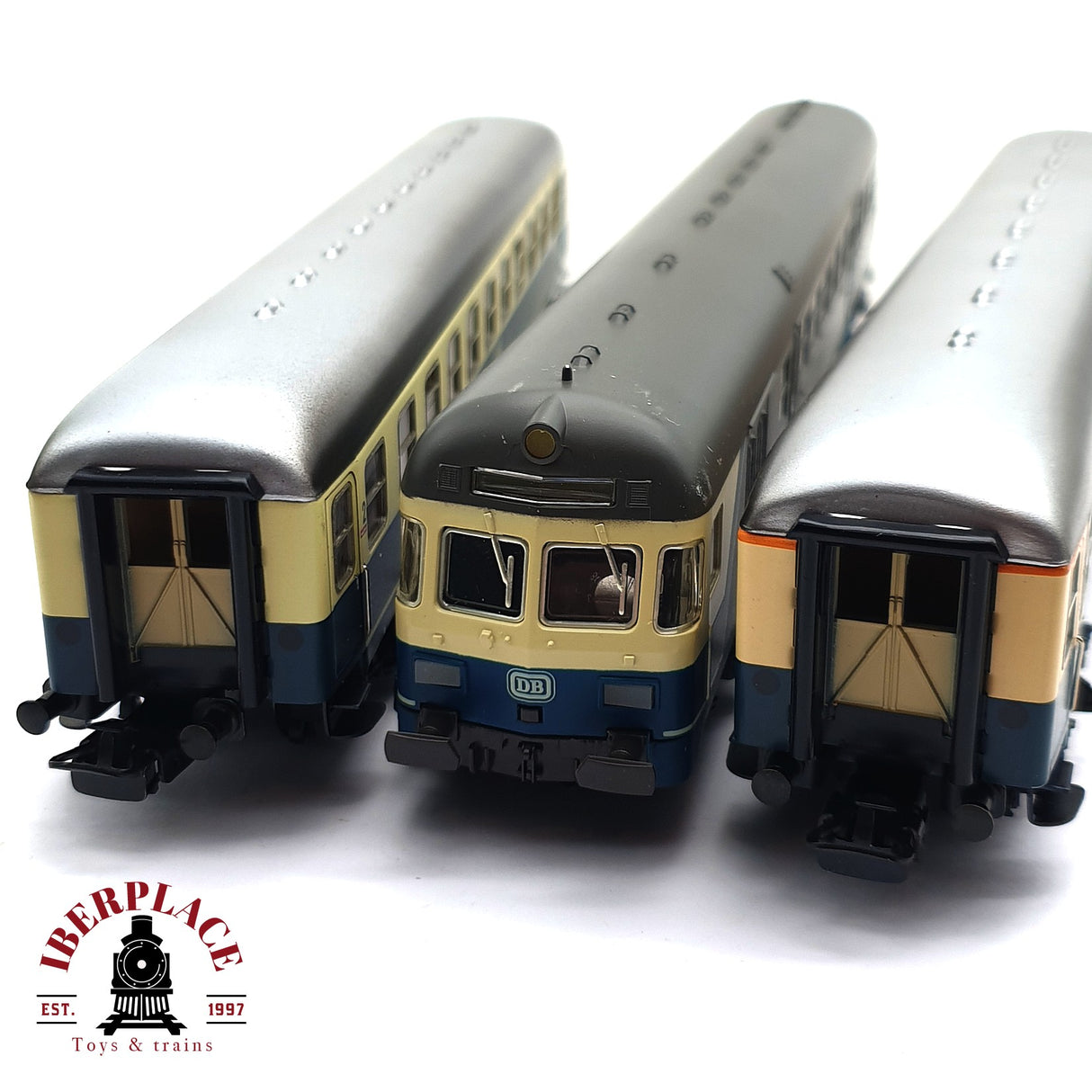 ♻️ 2da mano -  3x Märklin vagones pasajeros DB clases 1-2 H0 escala 1:87 E16