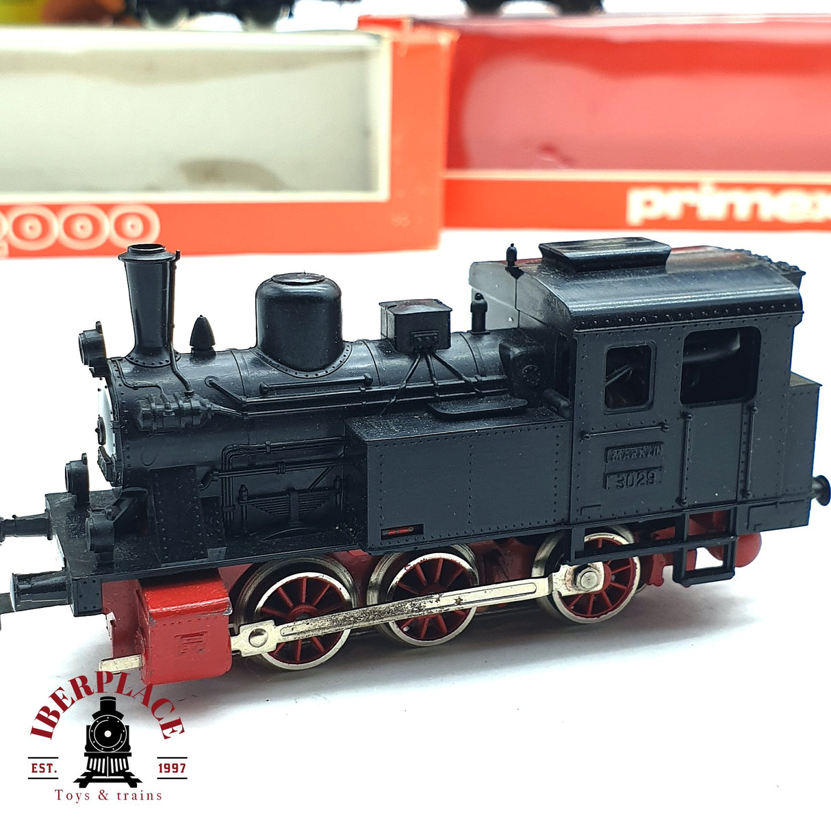 ♻️ 2da mano -  AC Märklin Primex 5x Locomotora 3029 y coches de pasajero H0 escala 1:87 E16