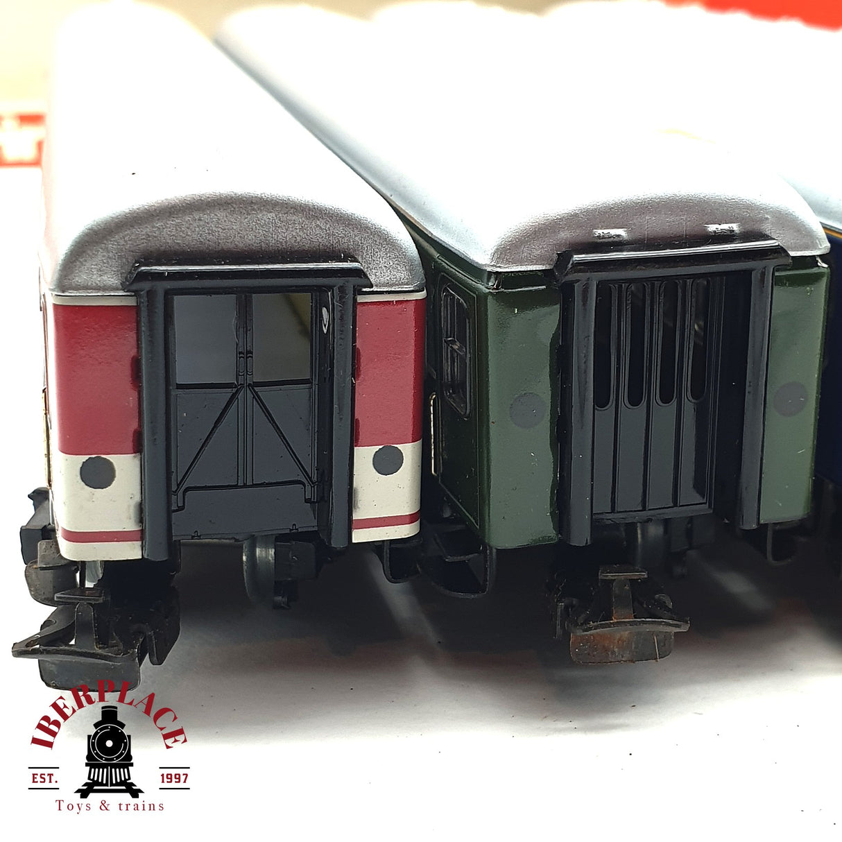 ♻️ 2da mano -  AC Märklin Primex 5x Locomotora 3029 y coches de pasajero H0 escala 1:87 E16
