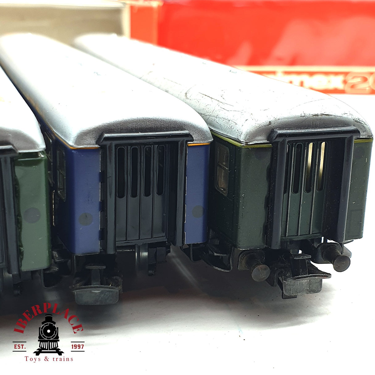 ♻️ 2da mano -  AC Märklin Primex 5x Locomotora 3029 y coches de pasajero H0 escala 1:87 E16