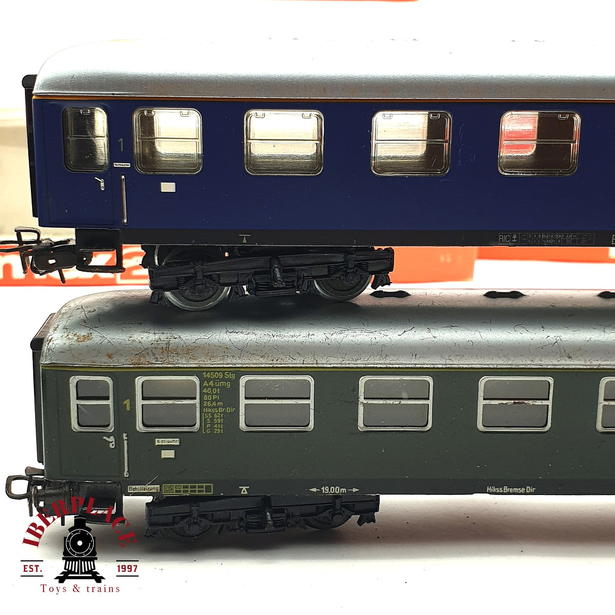 ♻️ 2da mano -  AC Märklin Primex 5x Locomotora 3029 y coches de pasajero H0 escala 1:87 E16