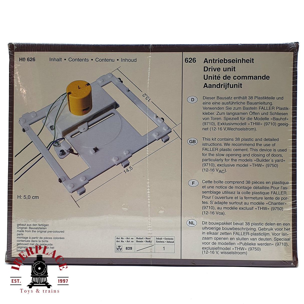 💡 Faller 626 Unidad de accionamiento para garaje Kit de montaje H0 escala 1:87 E18