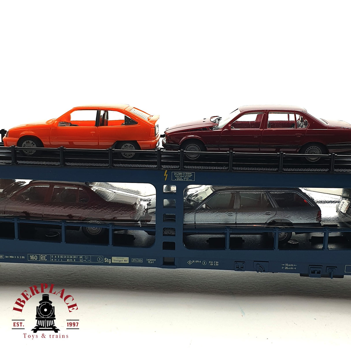 ♻️ 2da mano -   Märklin 4234 vagón portacoches de doble piso DB  H0 escala 1:87 E16