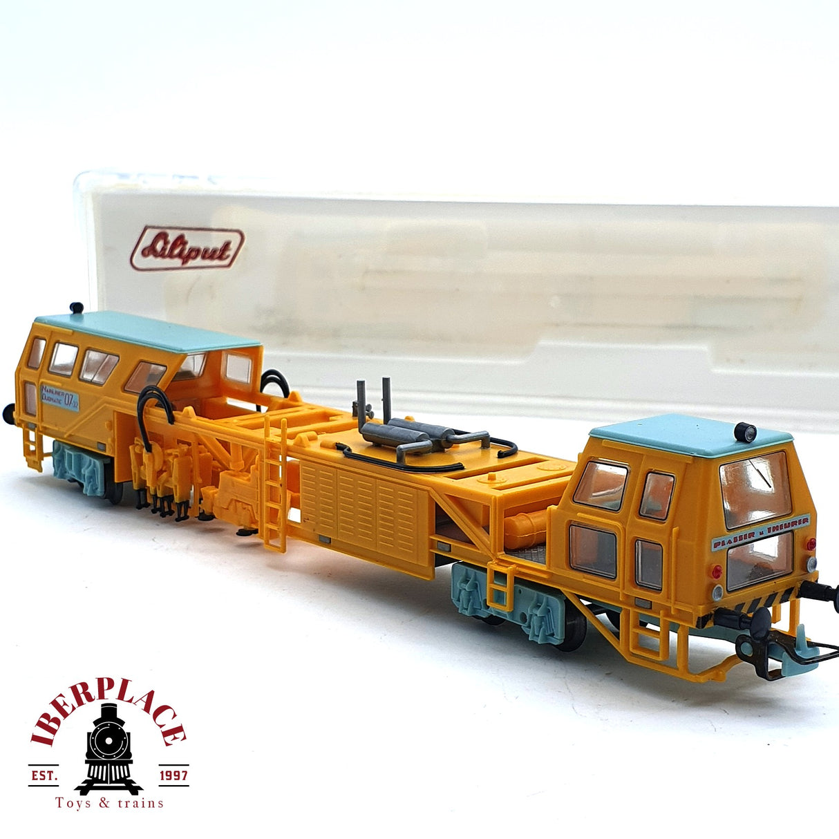 ♻️ 2da mano -  DC Liliput vagón nivelador de vias Duomatic 07-32 H0 escala 1:87 E16