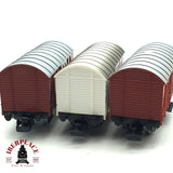 ♻️ 2da mano -  3x Märklin Primex  4542 4543 vagones cerrados DB 248 680 H0 escala 1:87 E16