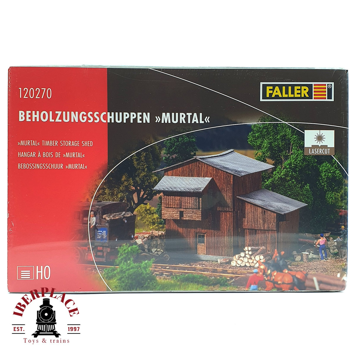 💡 Faller 120270 cobertizo para leña Kit de montaje H0 escala 1:87 E18