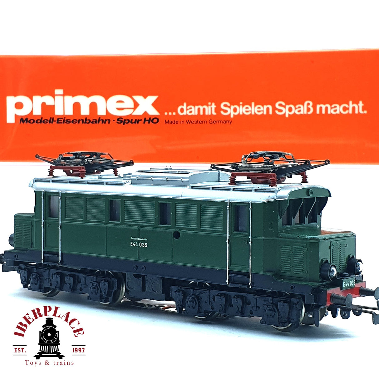 ♻️ 2da mano -  Märklin Primex 3008 Locomotora E44 039 DB de hierro fundido H0 escala 1:87 E16