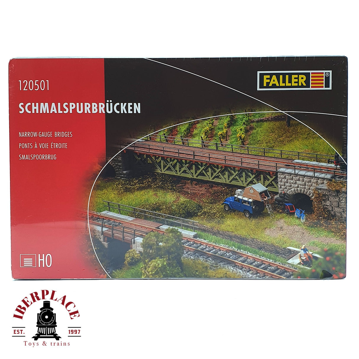 💡 Faller 120501 puentes de vía estrecha Kit de montaje H0 escala 1:87 E18