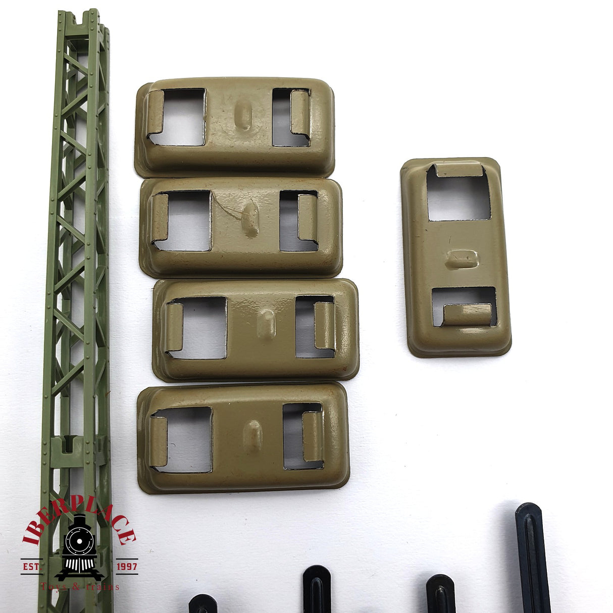 ♻️ 2da mano -  Märklin 7021 5x Torre de catenaria sistema M y K H0 escala 1:87 E16 2/4