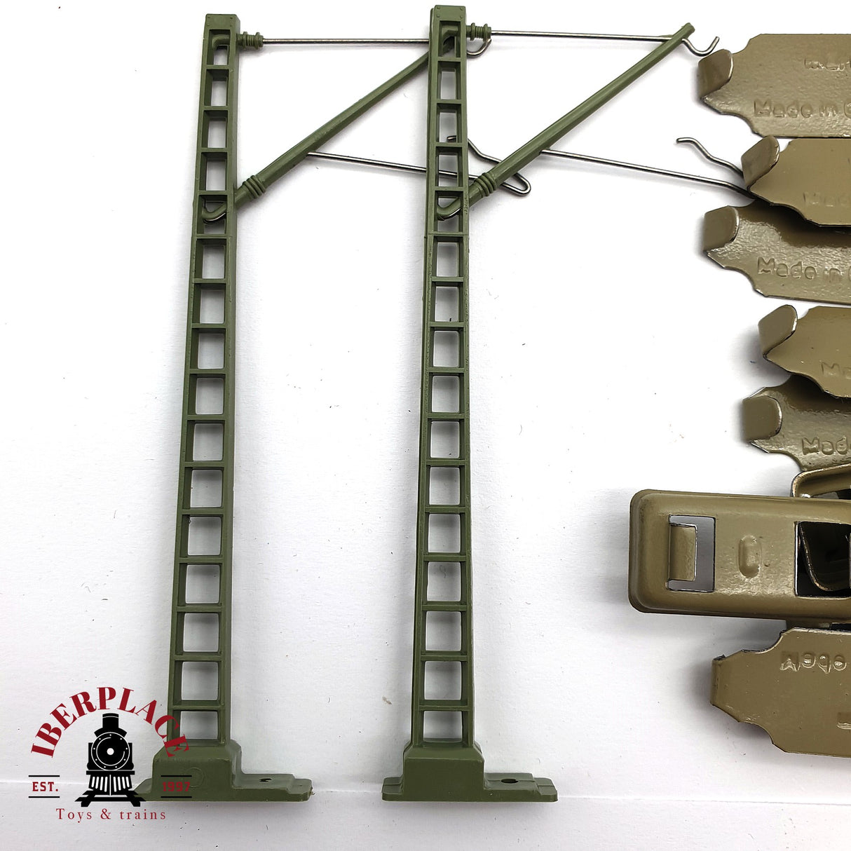 ♻️ 2da mano -  Märklin 10x 7009 Postes de catenaria sistema M H0 escala 1:87 E16
