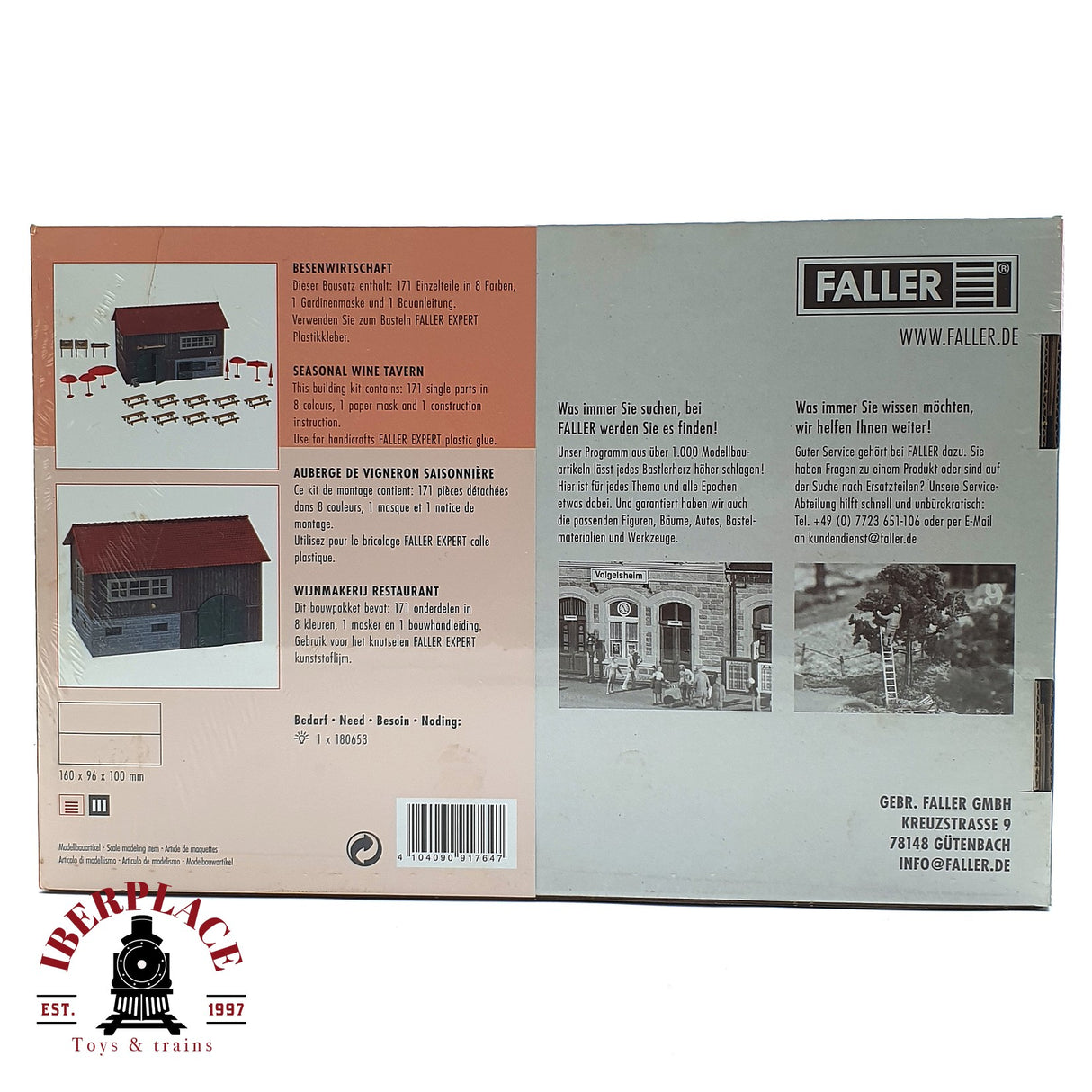💡 Faller 191764 Taberna Kit de montaje H0 escala 1:87 E18