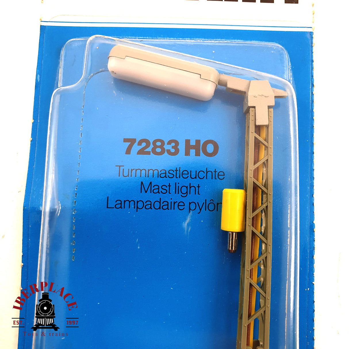 ♻️ 2da mano -  Märklin 2x 7283 7046 Lámparas de torre en celosía H0 escala 1:87 E16