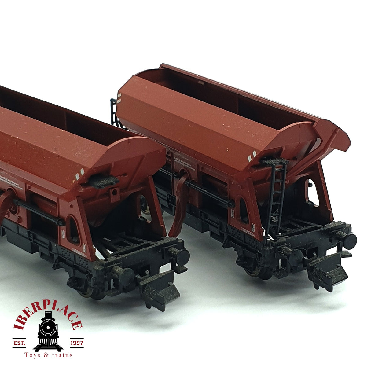 ♻️ 2da mano - 2x Fleischmann 8510 vagones Tolva DB  573 N escala 1:160 E16
