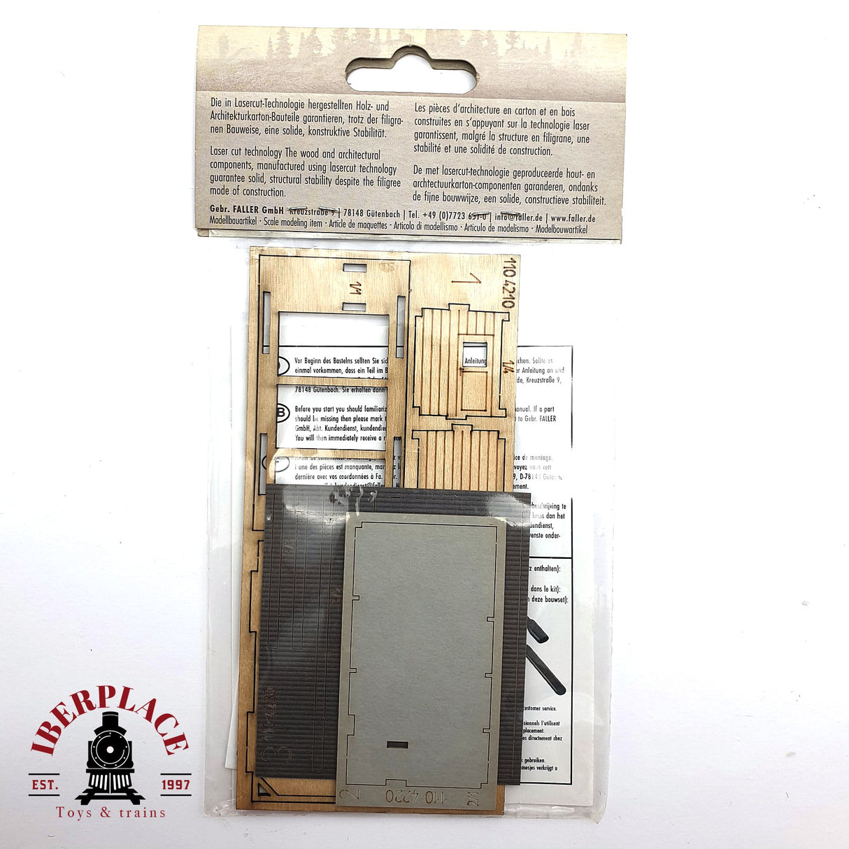 💡 Faller  180307 Carport Cobertizo para coches H0 escala 1:87 E18