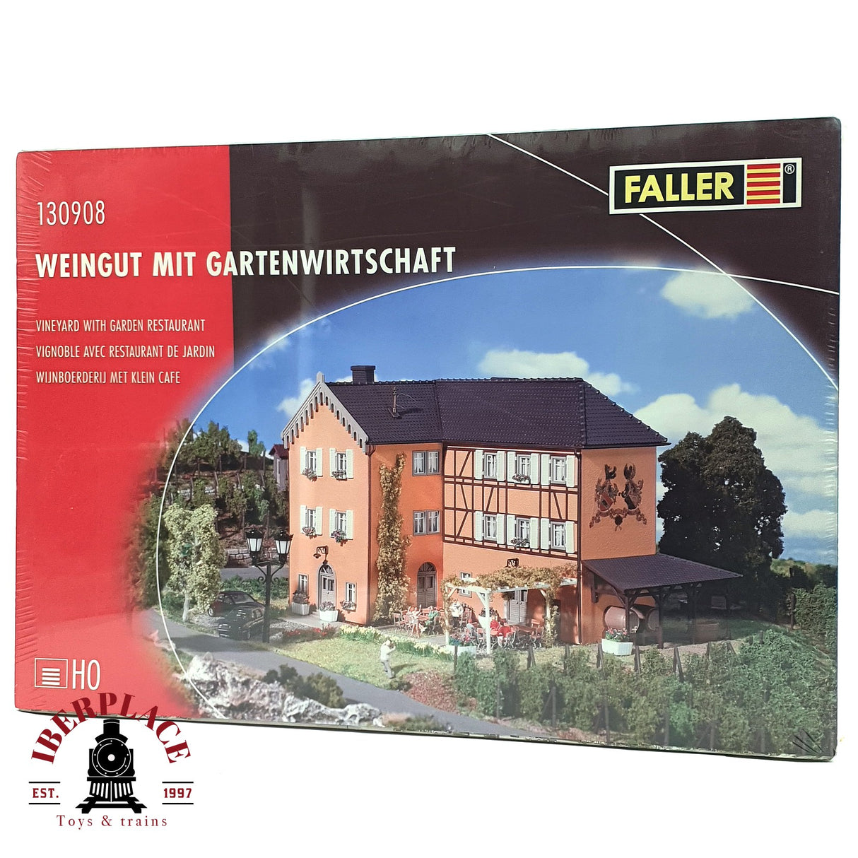 💡 Faller 130908 bodega con terraza Kit de montaje H0 escala 1:87 E18