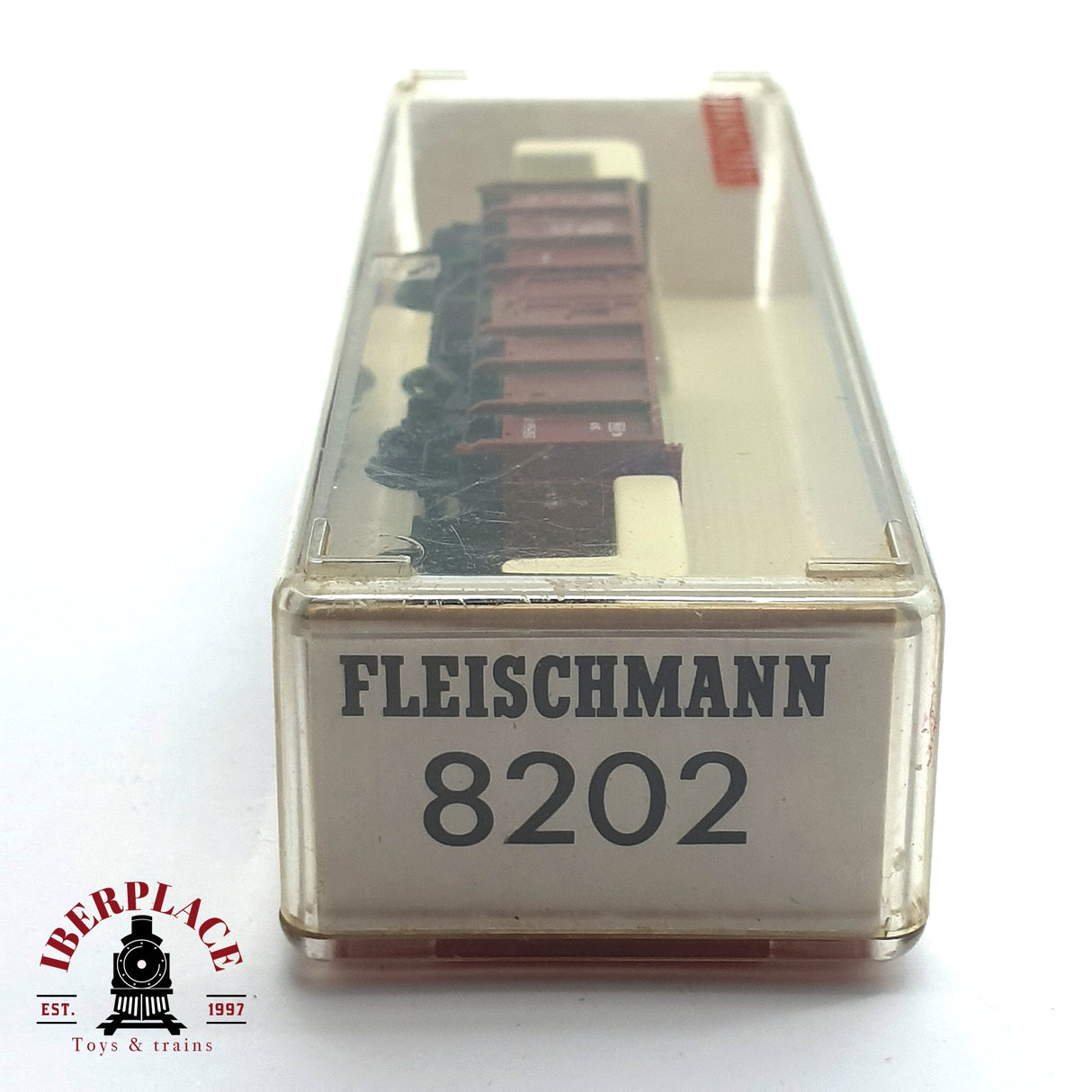 ♻️ 2da mano - 2x Fleischmann vagones de borde altos EUROP DB N escala 1:160 E16