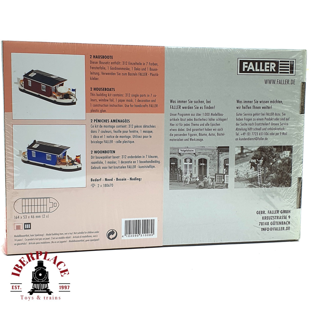 💡 Faller 131008 casas flotantes Kit de montaje H0 escala 1:87 E18