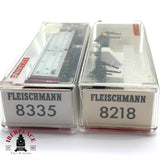 ♻️ 2da mano - 2x Fleischmann 8218 8335 vagones mercancias DB N escala 1:160 E16