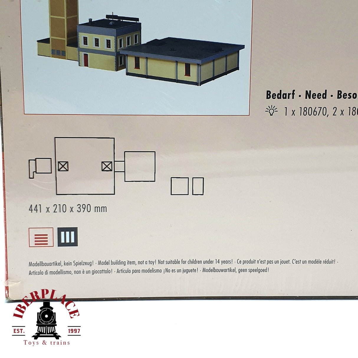 💡 Faller 130989 Cuartel de bomberos moderno Kit de montaje H0 escala 1:87 E18