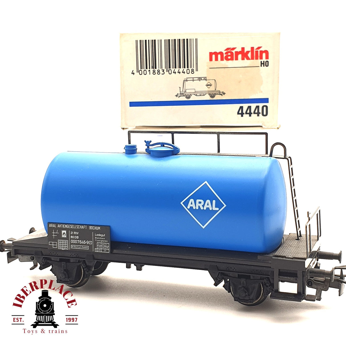 ♻️ Märklin 4440 vagón cisterna Aral DB 000 7646-9 H0 escala 1:87 E17