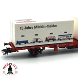 ♻️ Märklin 94339 vagón contenedores 10 años Mitgliedschaft H0 escala 1:87 E17