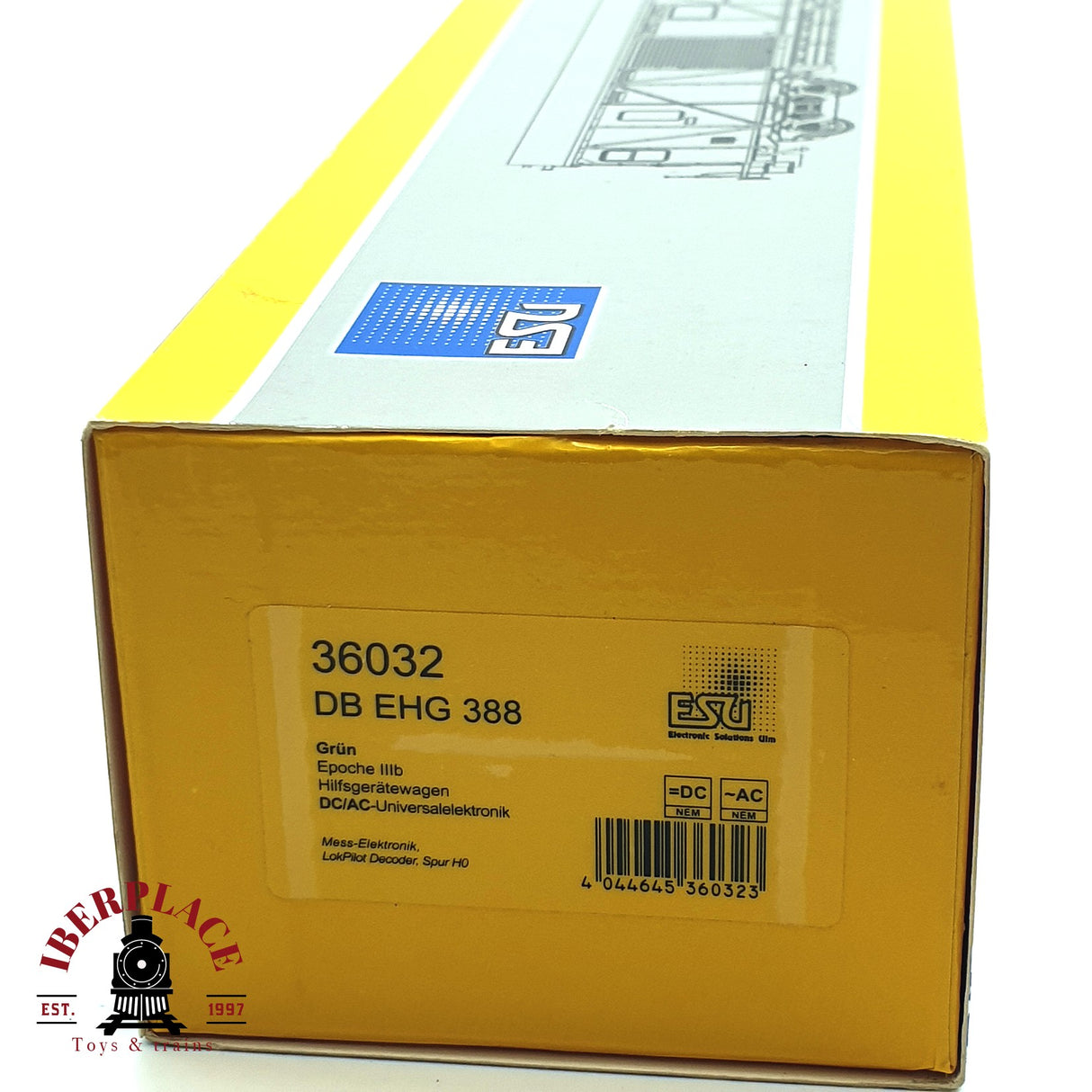 ♻️ AC DC Esu 36032 Carro para equipos auxiliares Ep III DB H0 escala 1:87 E17