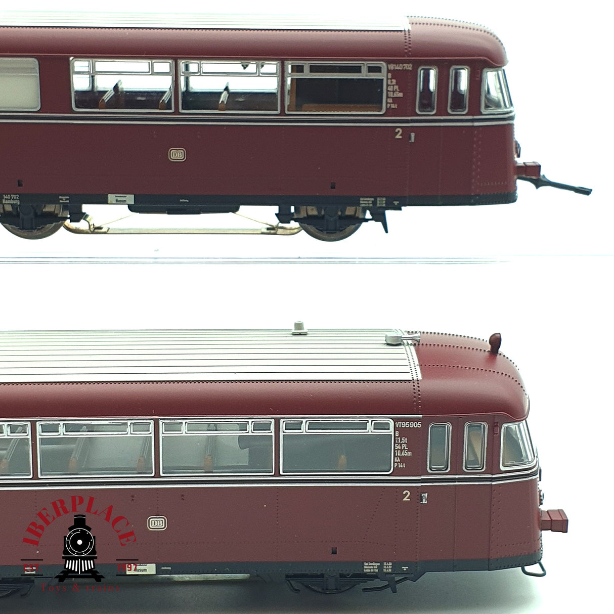 ♻️ Brekina 2x Ferrobus con motor y remolque DB H0 escala 1:87 E17