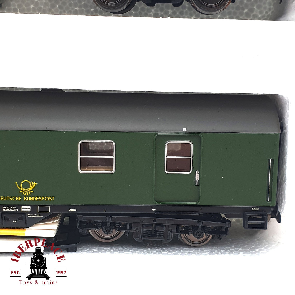 ♻️ DC 3x Sachsenmodelle vagones correos postales DBP Ep 4 y 5 H0 escala 1:87 E17