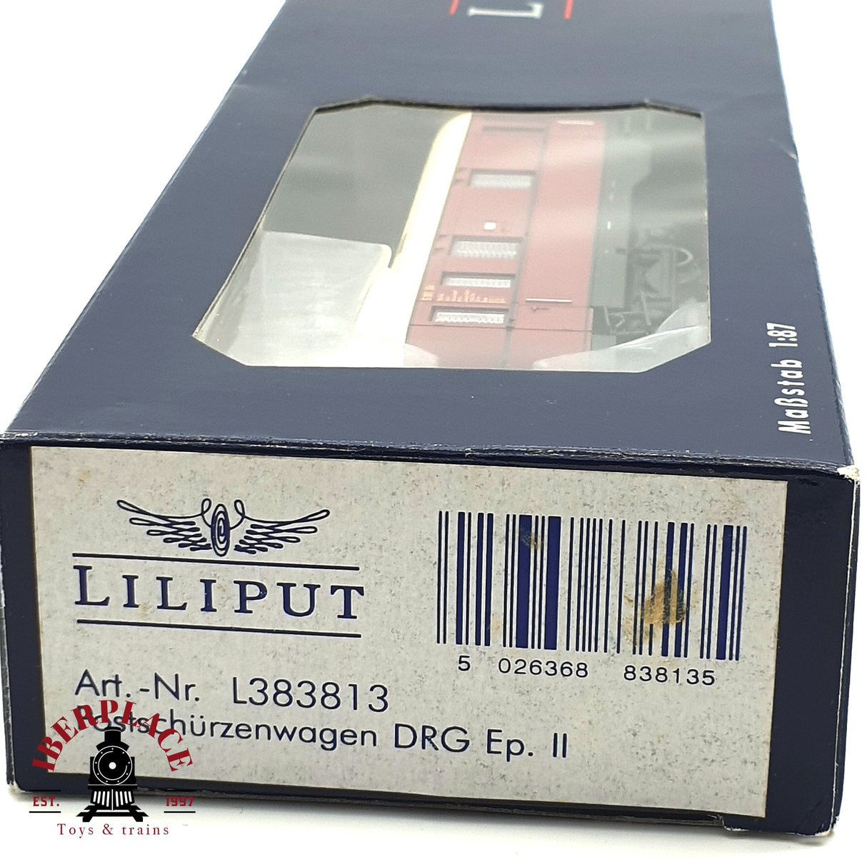 ♻️ DC Liliput L383813 vagón correos postales DRG Ep II H0 escala 1:87 E17