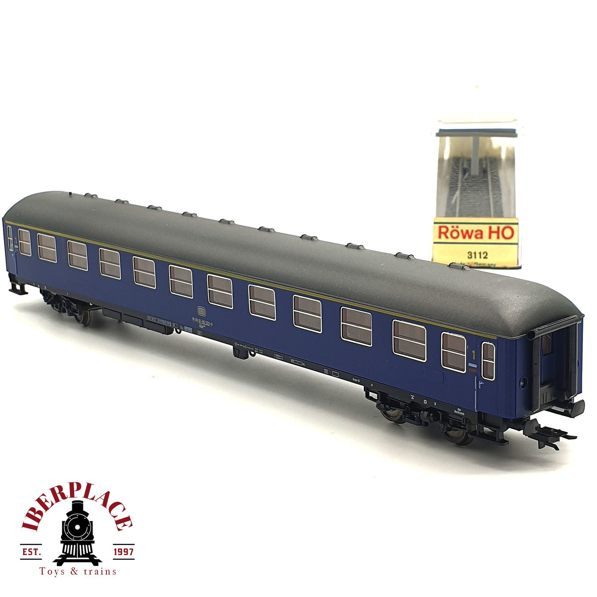 ♻️ DC Röwa 3112 vagón pasajeros DB 518010 clase 1 H0 escala 1:87 E17