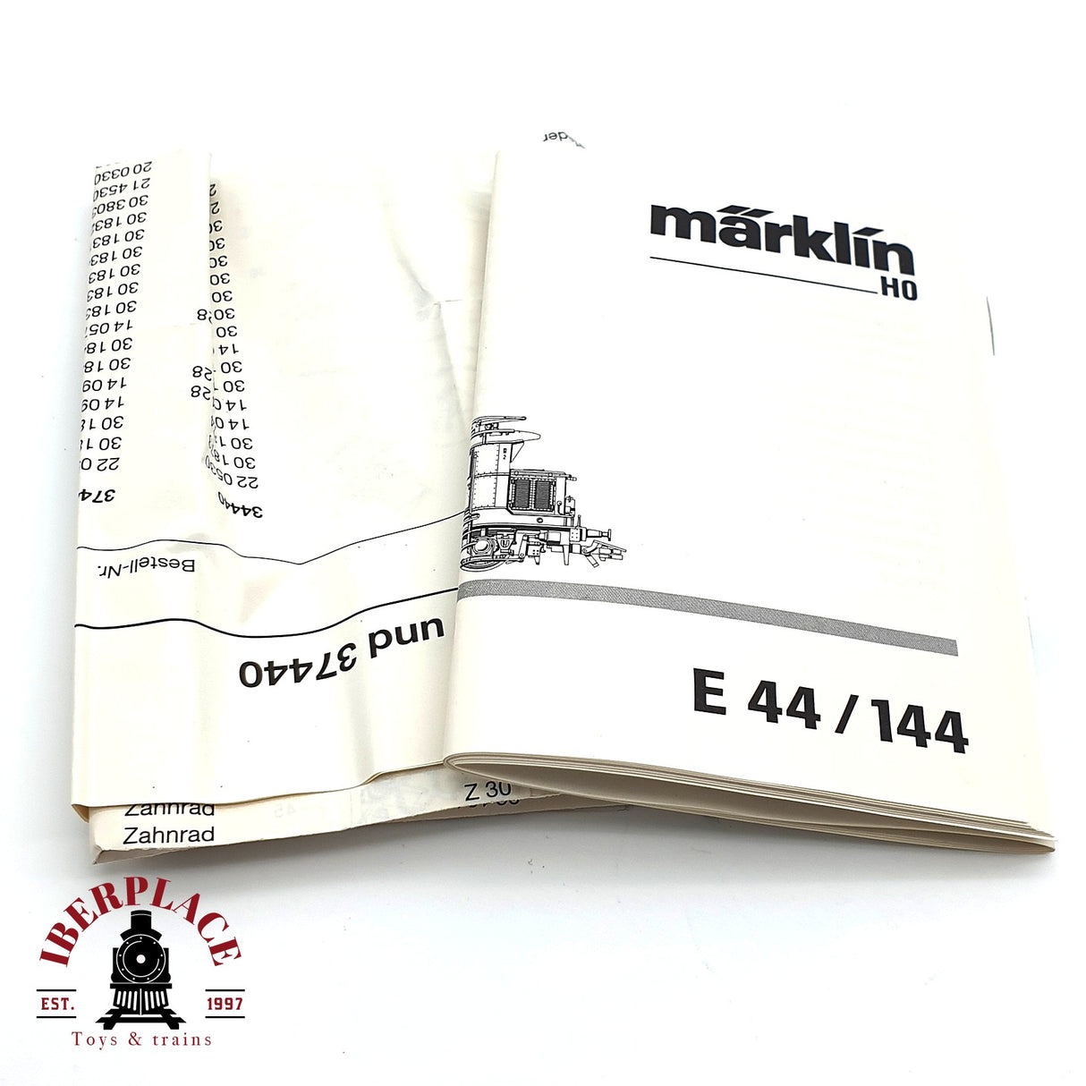 ♻️ Märklin 37440 Digital Locomotora E44 098 DB H0 escala 1:87 E17